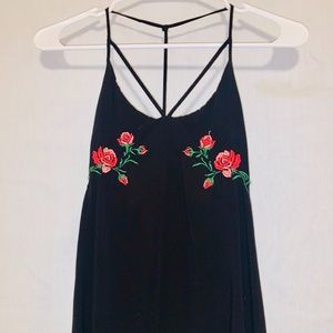 Flowery Tank Top w/ Neat Straps